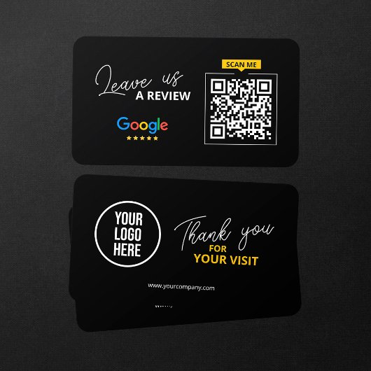 Google レビュー QRコード ビジネス サンクス 名刺