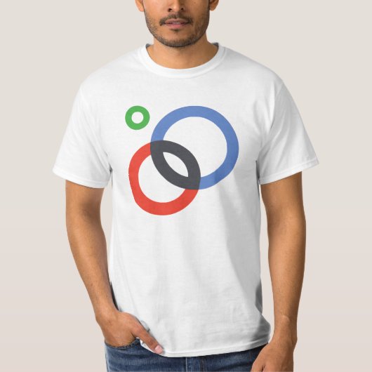 Google+ 円 tシャツ (正面)