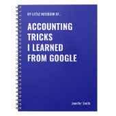 Google Accountant学の会計トリック ノートブック (正面)
