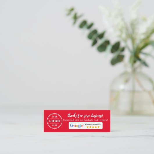 Google Business Review コーリングカード (スタンド正面)