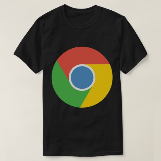 Google Chromeステッカー Tシャツ (デザイン正面)