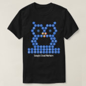 Google Cloud Platform Elements Owl On Black Tシャツ (デザイン正面)