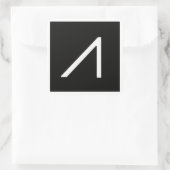 Google Glassロゴシール スクエアシール (バッグ)