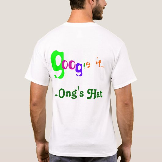 google it...T-シャツ Tシャツ (裏面)