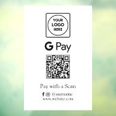 Google Pay QR | 非接触型ビジネス決済 ウィンドウサイン (シート3)