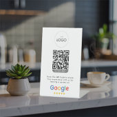 Google QRコード評価に関するビジネスレビュー 台座サイン