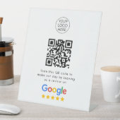 Google QR Code Business Review 台座サイン (インサイチュ)