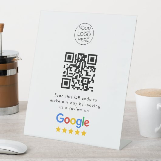 Google QR Code Business Review 台座サイン (インサイチュ)