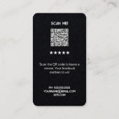 Google Reviewプレミアムカード 名刺 (裏面)