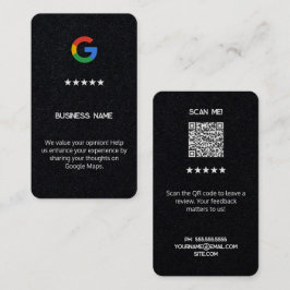 Google Reviewプレミアムカード 名刺