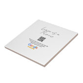 Google review business logo Scan QR review タイル (側面)