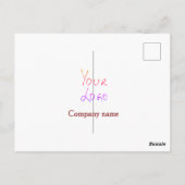 Google review business logo Scan QR review ポストカード (裏面)