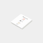 Google review business logo website scan QR code ポストイット (アングル)
