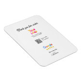 Google review business logo website scan QR code マグネット (右側)