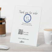 Google review business logo website scan QR code 台座サイン (インサイチュ)