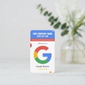 Google Review Card（あらゆる企業に対応） 名刺 (スタンド正面)