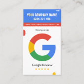 Google Review Card(あらゆる企業に対応) 名刺 (正面)
