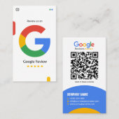 Google Review Card(あらゆる企業に対応) 名刺 (正面/裏面)