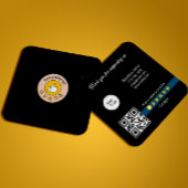 Google Review My Business Black Qrコードリンク スクエア名刺