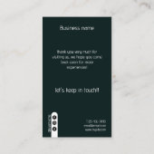 Google Review My Business Social Media Qrコード 名刺 (裏面)