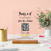 Google Review QR Business Acrylic Sign アクリルサイン (ウェディング)