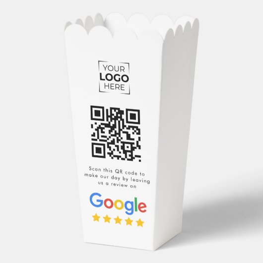 Google Review QR Code Business Review フェイバーボックス (正面)