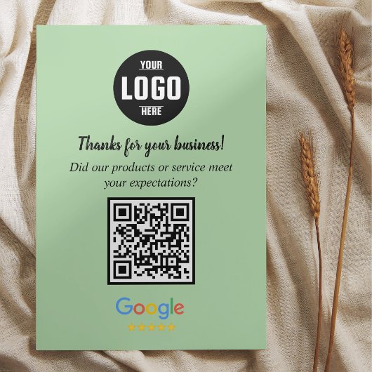 Google Review QR Code Cards | Business Enclosure   エンクロージャーカード