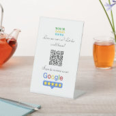 Google Review QR Code | Custom Business Feedback 台座サイン (インサイチュ)