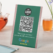 Google Review QR Code Pedestal Sign for Business 台座サイン (インサイチュ)