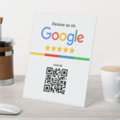 Google Review QR Code Standee 台座サイン (インサイチュ)