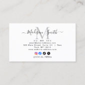 Google Review With QR Code Link Business Card 名刺 (裏面)