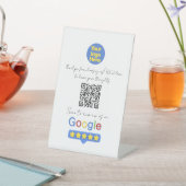 Google Reviews | Business Review Link QR Code 台座サイン (インサイチュ)