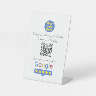Google Reviews | Business Review Link QR Code 台座サイン