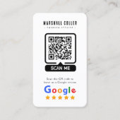 Google Reviews | Business Review Us | QR Code 名刺 (正面)