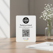 Google Reviews QR Code Business Enclosure Card エンクロージャーカード