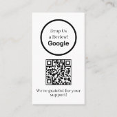 Google Reviews QR | Custom Business Feedback Link 名刺 (正面)