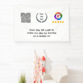 Google Reviews Tabletop Sign | QR Code door Signs 横断幕 (インサイチュ)