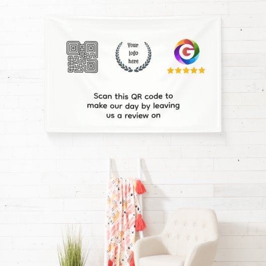 Google Reviews Tabletop Sign | QR Code door Signs 横断幕 (インサイチュ)