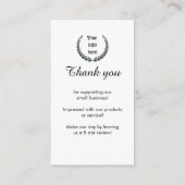 Google Reviews Tabletop Sign | QR Code Pedestal エンクロージャーカード (裏面)