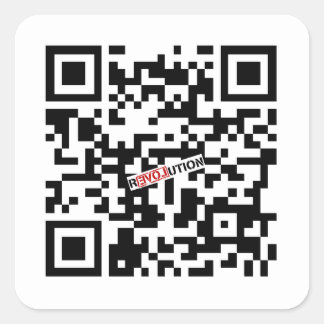 Google Ron Paul QR スクエアシール