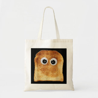 Googlyアイトーストパン食べ手ベジタリアンコスチュームフー トートバッグ