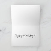 Googly目の白黒誕生日 カード (内部)