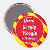 Googly素晴らし Woogly = Yahoo!マグネット マグネット (正面/裏面)