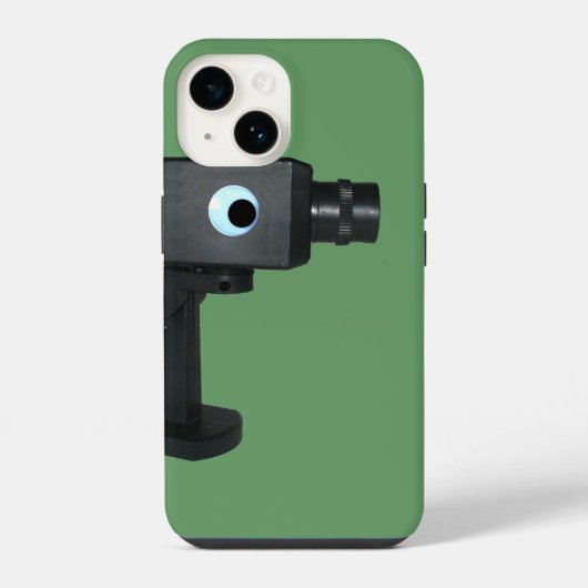 Googly Eye搭載のセキュリティカメラ iPhoneケース (裏面)