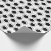Googly eye pattern – 透明 ラッピングペーパー (角)