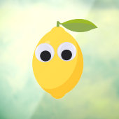 Googly Eyesと可愛いレモンキャラクター ウィンドウサイン (シート3)