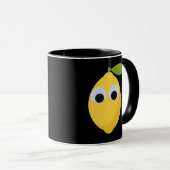 Googly Eyesと可愛いレモンキャラクター マグカップ (正面右)