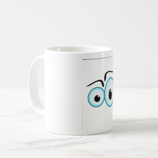 googly eyes コーヒーマグカップ (正面左)