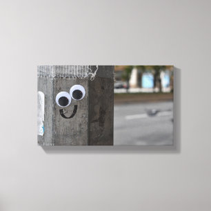 Googly Eyes Eyeball New York City Photography NYC キャンバスプリント