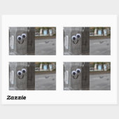 Googly Eyes Eyeball New York City Photography NYC 長方形シール (シート)